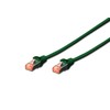 DIGITUS SFTP LAN cable, patch 6 cat, 2.0m, žalias, 2xRJ45, DK-1644-020/G