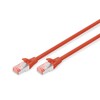 DIGITUS SFTP LAN kabelis, patch 6 cat, 5,0 m, raudonas, 2xRJ45, DK-1644-050/R