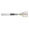 Assmann Electronic DIGITUS CAT 6 SF-UTP patch cable raw ilgis 100 m popierinė dėžutė AWG 26/7 LSZH simplex spalvotas pilkas