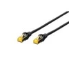 DIGITUS DK-1612-030/BL DIGITUS Premium CAT 6 UTP patch kabelis, ilgis 3,0m, spalva juoda