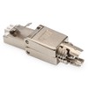 Assmann Electronic Assmann elektroninis DIGITUS lauko užbaigimo kištukas RJ45 Cat.6A FTP ekranuotas AWG 22-27 10GbE PoE+ dangtelis be įrankių ir metalinis fiksatorius