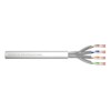 Assmann Electronic DIGITUS CAT 6A U-FTP patch cable raw ilgis 305 m popierinė dėžutė AWG 27/7 LSZH simplex spalvotas pilkas