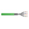 Assmann Electronic DIGITUS DK-1843-VH-1 CAT 8.2 S-FTP diegimas. kabelis 2000MHz AWG 22/1 Dca 100m žiedas simplex žalias