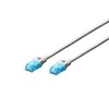 Assmann Electronic DIGITUS CAT 5e U-UTP patch kabelis PVC AWG 26/7 ilgis 0,5 m spalva raudona