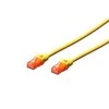 Assmann Electronic DIGITUS CAT 5e U-UTP patch kabelis PVC AWG 26/7 ilgis 0,5m spalva juodas