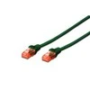 Assmann Electronic DIGITUS CAT 6 U-UTP pataisomasis kabelis PVC AWG 26/7 ilgis 2m raudona spalva