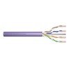Assmann Electronic DIGITUS CAT 6 U-UTP instaliacinis kabelis žaliavinis ilgis 100 m popierinė dėžutė LSOH AWG23 Simplex,