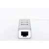 Assmann Electronic DIGITUS USB 2.0 3 prievadų šakotuvas + greitas Ethernet LAN adapteris su C tipo jungtimi