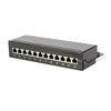DIGITUS Patchpanel 1HE 12-Port Cat6A geschirmt juodas