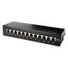 DIGITUS Patchpanel 1HE 12-Port Cat6A geschirmt juodas