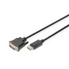 Kabelis Digitus Rodyti Uostas - DVI-D 3m juoda (DB-34031-030-S)