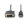 Kabelis Digitus Rodyti Uostas - DVI-D 3m juoda (DB-34031-030-S)