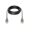Assmann Electronic ASSMANN DisplayPort AOC Hibridinio pluošto prijungimo kabelis M/M 10m UHD 8K60Hz CE auksinis bl