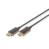 Assmann Electronic ASSMANN DisplayPort AOC Hibridinio pluošto prijungimo kabelis M/M 20m UHD 8K60Hz CE auksinis bl