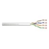 Assmann Electronic DIGITUS CAT 5e U-UTP patch cable raw ilgis 305m popierinė dėžutė AWG 26/7 PVC simplex spalvotas pilkas
