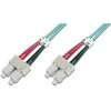 Assmann Electronic „Assmann“ elektroninis DIGITUS šviesolaidinis laidas nuo SC iki SC daugiamodis 50/125 m dvipusis ilgis, 1 m, klasė OM3