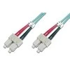 Assmann Electronic „Assmann“ elektroninis DIGITUS šviesolaidinis laidas nuo SC iki SC daugiamodis 50/125 m dvipusis ilgis, 1 m, klasė OM3