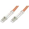 Assmann Electronic DIGITUS LWL patchcable LC/LC 50/125um 3m Multimode Duplex Halogenfrei bis 1Gbit su protokolu oranžinis OM2