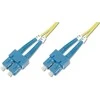 Assmann Electronic DIGITUS LWL patchable SC/SC 09/125um 2m singlemode Duplex be halogenų su geltonu protokolu