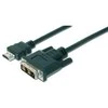 Digitus HDMI adapter cable, type A-DVI(18+1), M/M, 2.0m, Full HD, UL, juodas, DK-330300-020-S