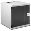„Digitus“ | 6U sieninė spintelė | DN-10-05U-1 | Saugos klasė IP20; 200° durų atidarymo kampas; Rakinamos apsauginio stiklo durys; 254 mm (10 colių) profilio bėgeliai, sumontuoti priekinėje pusėje spintelės viduje, cinkuoti; 254 mm (10 colių) profilio bėgelių gylis yra reguliuojamas | 33,0 x 31,2 x 30,0 cm | Pilkas