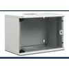 Assmann Electronic Assmann elektroninė DIGITUS sieninė spinta 19 colių 9HE RAL 7035 pilkas nemontuojamas be padėklo įsk. 8xsrews