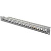DIGITUS Patchpanel 1HE 24-Port Modular Patchpanel grau