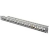 DIGITUS Patchpanel 1HE 24-Port Modular Patchpanel grau