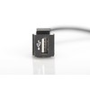 Digitus Modulis Keystone USB 2.0 su su 16cm laidu, jungtis lizdams ir tuščioms plokštėms, moteriška/vyriška, Juodas