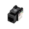 Assmann Electronic DIGITUS CAT 5e Keystone Jack neekranuotas RJ45 iki LSA spalvos juodas
