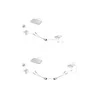 Assmann Electronic DIGITUS PoE kabelių rinkinys pasyvus iki max 5m 10/100Mbit RJ45 kištukai DC kištukas 5,5mm
