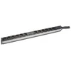 Assmann Electronic DIGITUS 48,3cm 19Zoll Steckdosenleiste Aliuminio 12fach 2Kreislaeufe juodas 2x16A mit 2xUeberlastschutz inkl. Metallhalterung