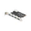Assmann Electronic DIGITUS USB 3.0 4 prievadų PCI Express papildoma kortelė 4 jungtys A / F Išorinis VL805 mikroschemų rinkinys