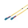 Assmann Electronic DIGITUS LWL patchable LC/LC 09/125um singelmode Duplex be halogenų su protokolu geltona 5m