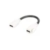 Digitus Modulis Keystone HDMI su su 12cm laidu, jungtis lizdams ir tuščioms plokštėms, moteriška/moteriška, balta