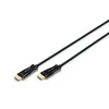 Assmann Electronic „Assmann“ elektroninis ASSMANN jungiamasis kabelis HDMI hibridinis šviesolaidinis „Premium HighSpeed Ethernet“ AOC 4K 60Hz UHD tipas HDMI A/HDMI AM/M 30m