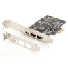 Assmann Electronic DIGITUS IEEE 1394a sąsajos kortelė PCIexpress 3 prievadas 1x int. 2x išorinis Uostai