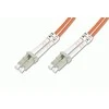 Assmann Electronic DIGITUS LWL patchcable LC/LC 50/125um 1m Multimode Duplex Halogenfrei bis 1Gbit su protokolu oranžinis OM2