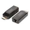Assmann Electronic DIGITUS Mini HDMI prailginimo rinkinys Full HD 50m Cat6/6A/7 maitinamas per Micro USB laidą juodas