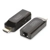 Assmann Electronic DIGITUS Mini HDMI prailginimo rinkinys Full HD 50m Cat6/6A/7 maitinamas per Micro USB laidą juodas