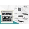 Digitus 10" tinklo rinkinys, 6U spintelė, lentyna, PDU, 8 prievadų jungiklis, CAT 6 pataisų skydelis, Pilkas | Digitus | Tinklo rinkinys | DN-10-SET-1