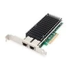Digitus Skaitmenas | 10Gbps dviejų prievadų Ethernet serverio adapteris PCIe X8, Intel X540 BT2 | DN-10163