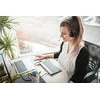 DIGITUS On Ear Office ausinės w. Triukšmo mažinimas 3,5 mm stereofoninis