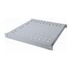 DIGITUS 19" Cabinet shelf, 1U, 350-500mm, color juodas (RAL 9005), DN-97645