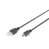 Kabelis USB Digitus USB-A - 1 m Juodas (DB-300130-010-S)