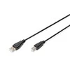 Digitus DB-300102-018-S USB 2.0 kabelis tipas A - B M/M, 1,8 m, juodas