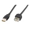 Assmann Electronic DIGITUS USB ilgintuvas A tipas M/F 1.8m USB 2.0 tinkamas bl