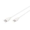 Digitus ASSMANN USB 2.0 extension cable 1.8m, A M/AF, rusvai gelsvas, AK-300202-018-E