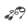 Assmann Electronic DIGITUS USB 2.0 iki RS232x2 kabelis 1,5 M mikroschemų rinkinys FT2232H
