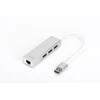 Assmann Electronic DIGITUS USB3.0 3 prievadų HUB &amp; GLAN adapteriai 3xUSB A/F 1xUSB A/M 1xRJ45 LAN